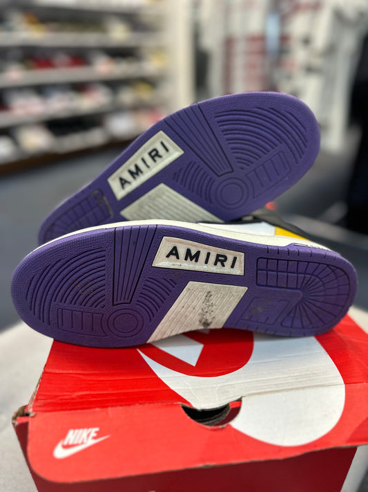 Amiri Skeleton High Sneaker Lakers