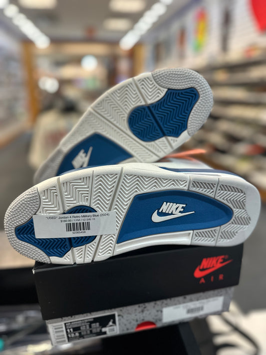 *USED* Jordan 4 Retro Military Blue (2024)
