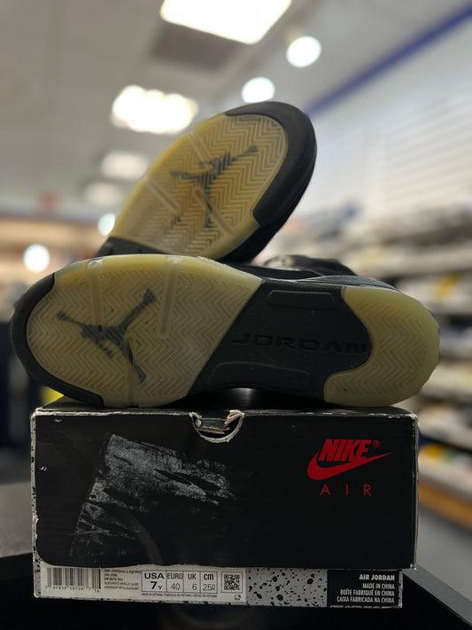 *USED* Jordan 5 Retro OG Black Metallic Reimagined (GS)