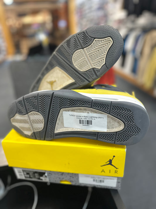 *USED* Jordan 4 Retro Lightning (2021)
