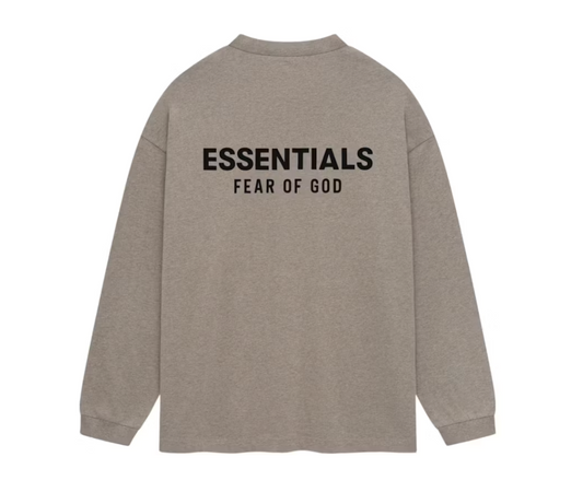 Fear of God Essentials Jersey Long Sleeve T-Shirt Heather Gray