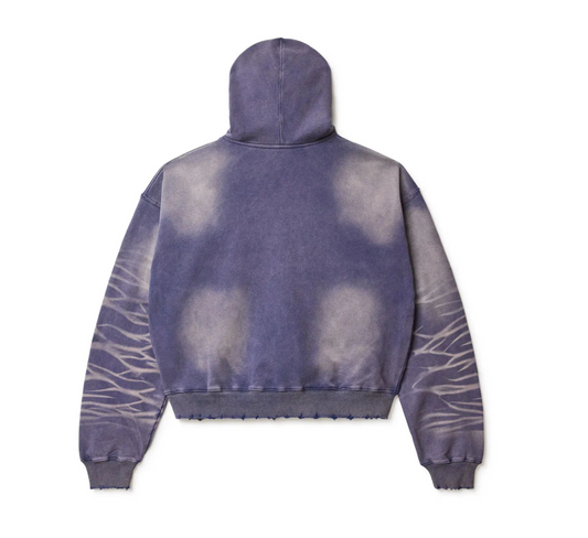 Vale Forever Typhoon Garden Faded Zip Up Hoodie