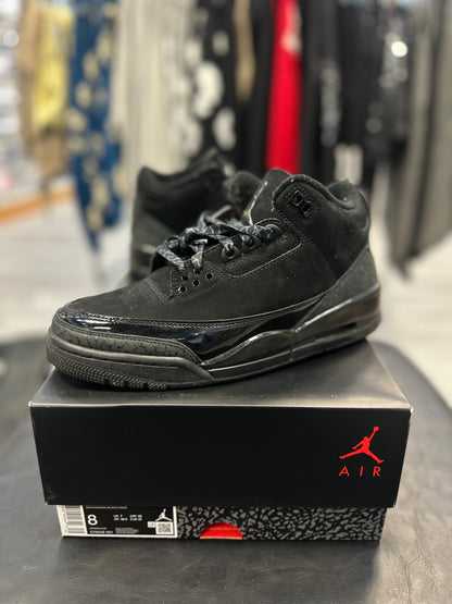 *USED* Jordan 3 Retro Black Cat