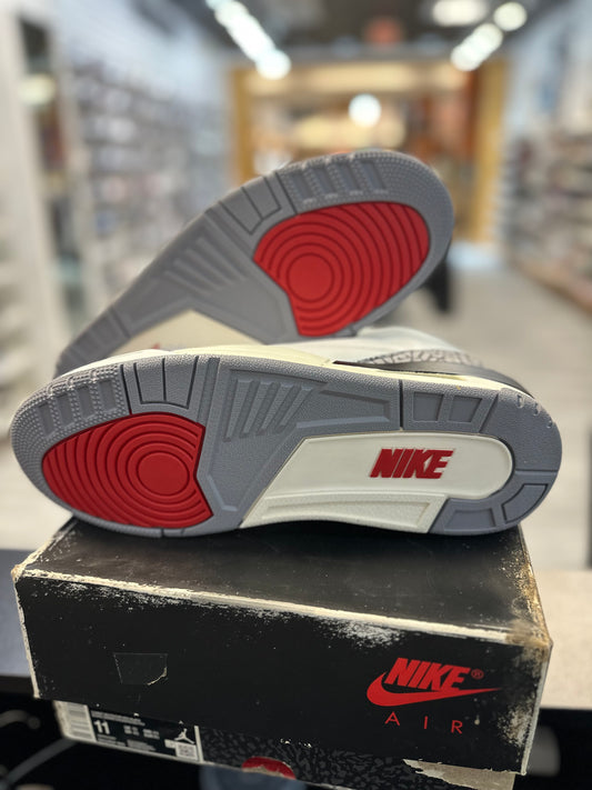 *USED* Jordan 3 Retro White Cement Reimagined
