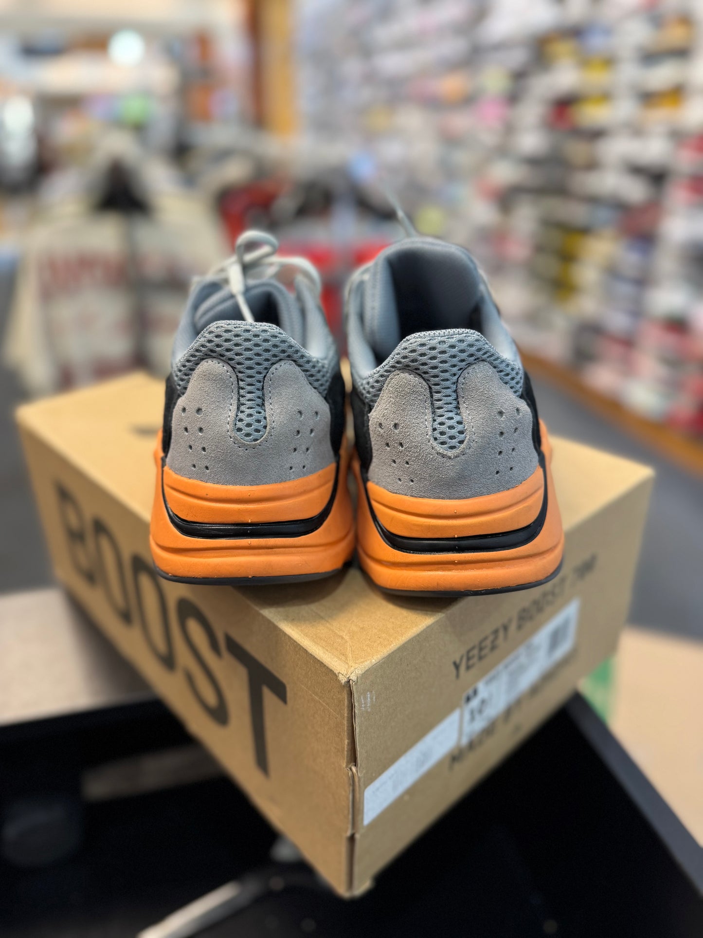 *USED* adidas Yeezy Boost 700 Wash Orange