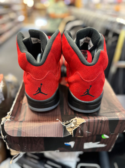 *USED* Jordan 5 Retro Raging Bull Red (2021)