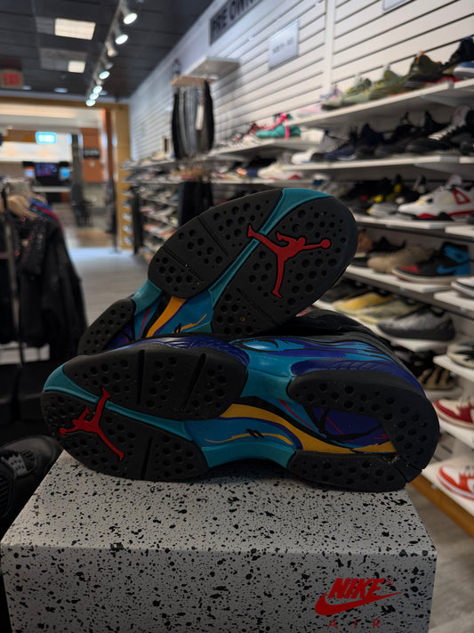 *USED* Jordan 8 Retro Aqua (2025)