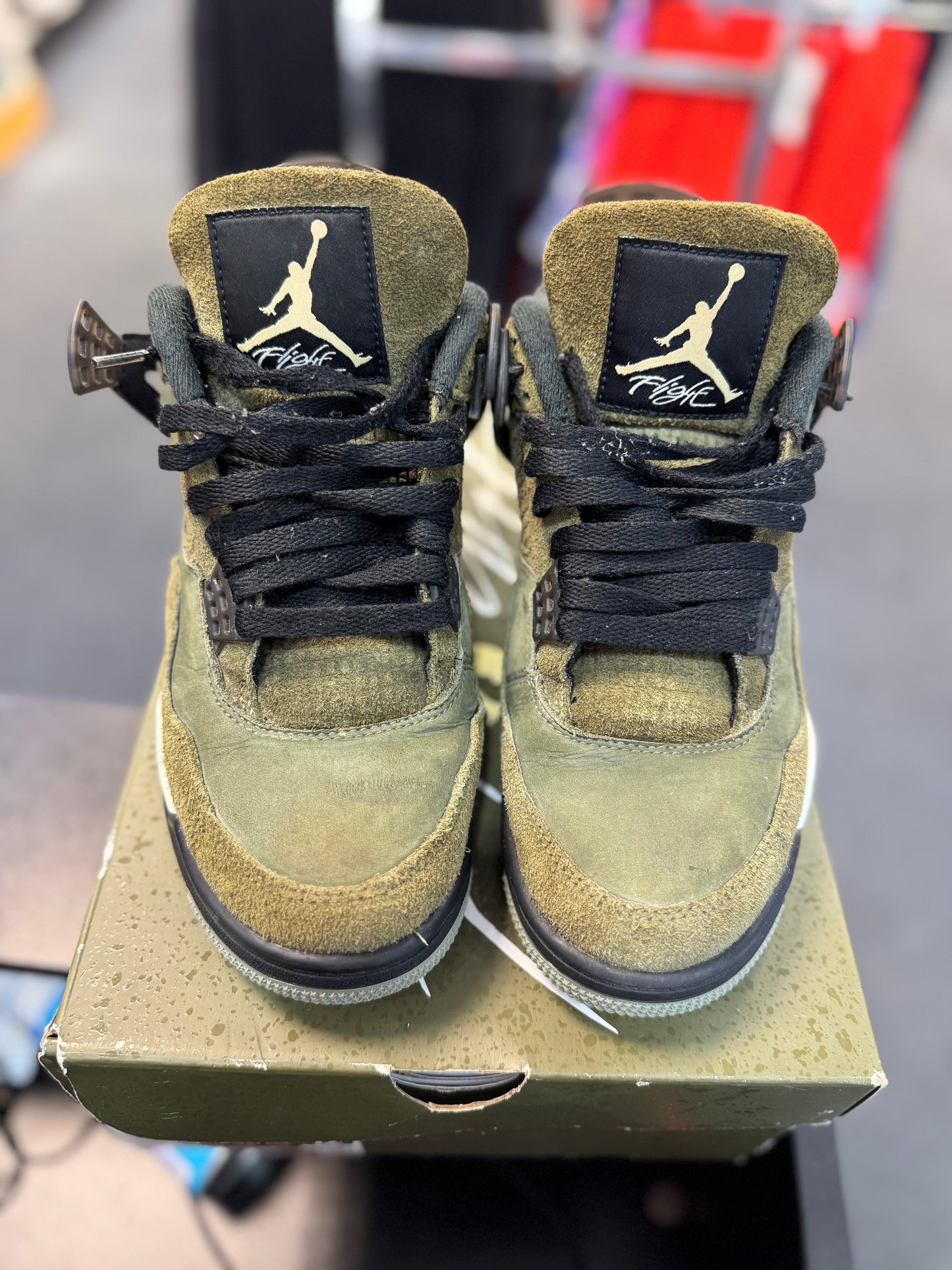 *USED* Jordan 4 Retro SE Craft Medium Olive