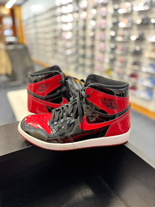 *USED* Jordan 1 Retro High OG Patent Bred