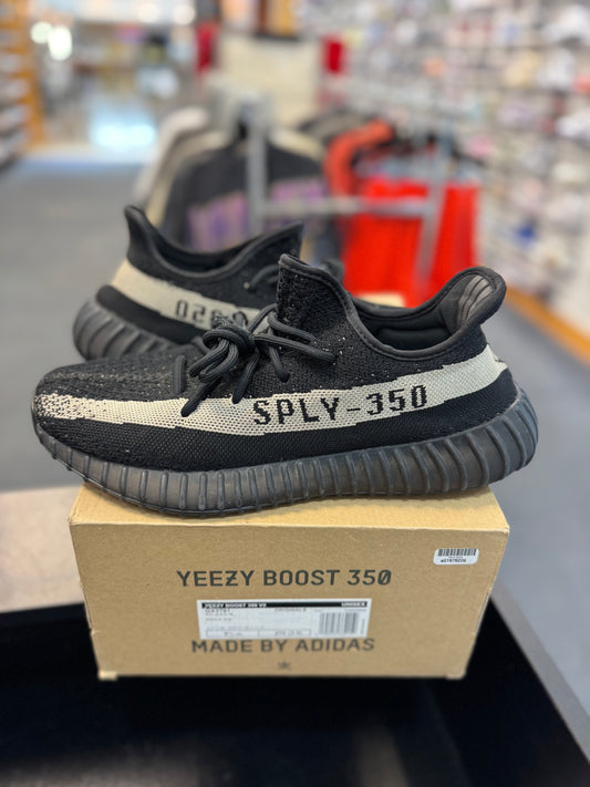 *USED* adidas Yeezy Boost 350 V2 Core Black White