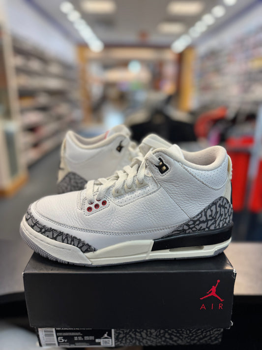 *USED* Jordan 3 Retro White Cement Reimagined (GS)