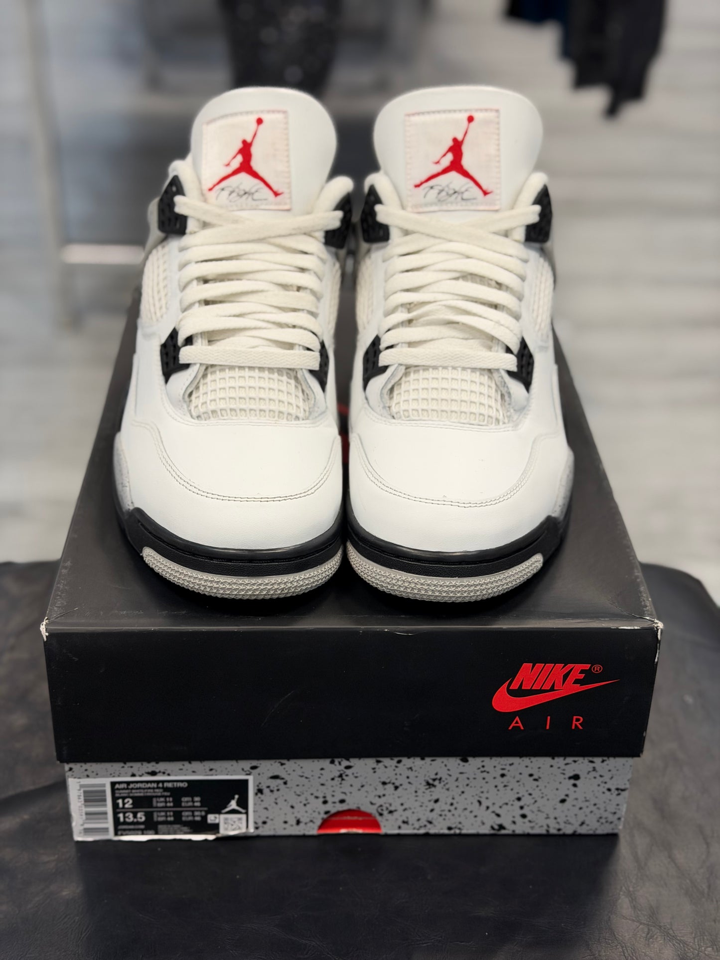 *USED* Jordan 4 Retro White Cement (2025)