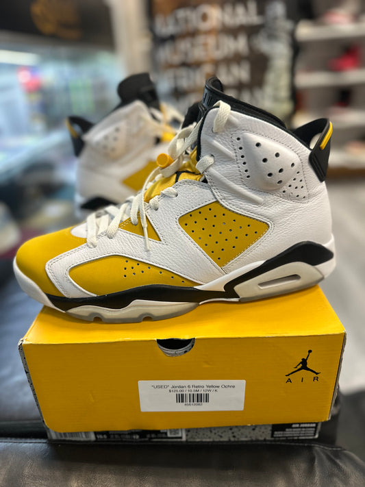 *USED* Jordan 6 Retro Yellow Ochre