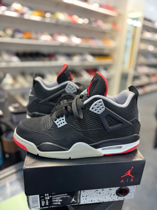 *USED* Jordan 4 Retro Bred (2019)