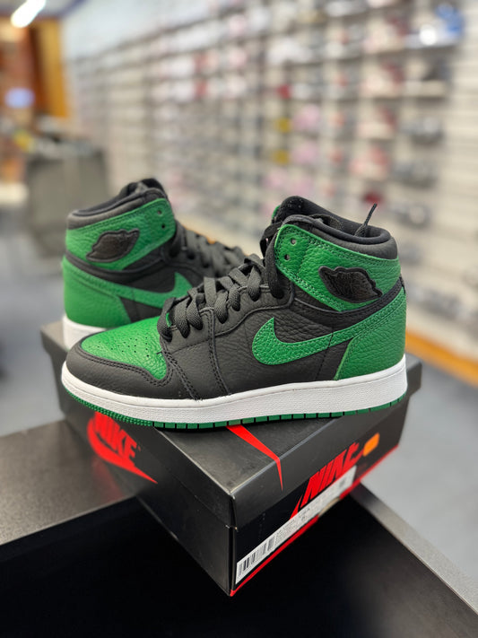 *USED* Jordan 1 Retro High Pine Green Black (GS)