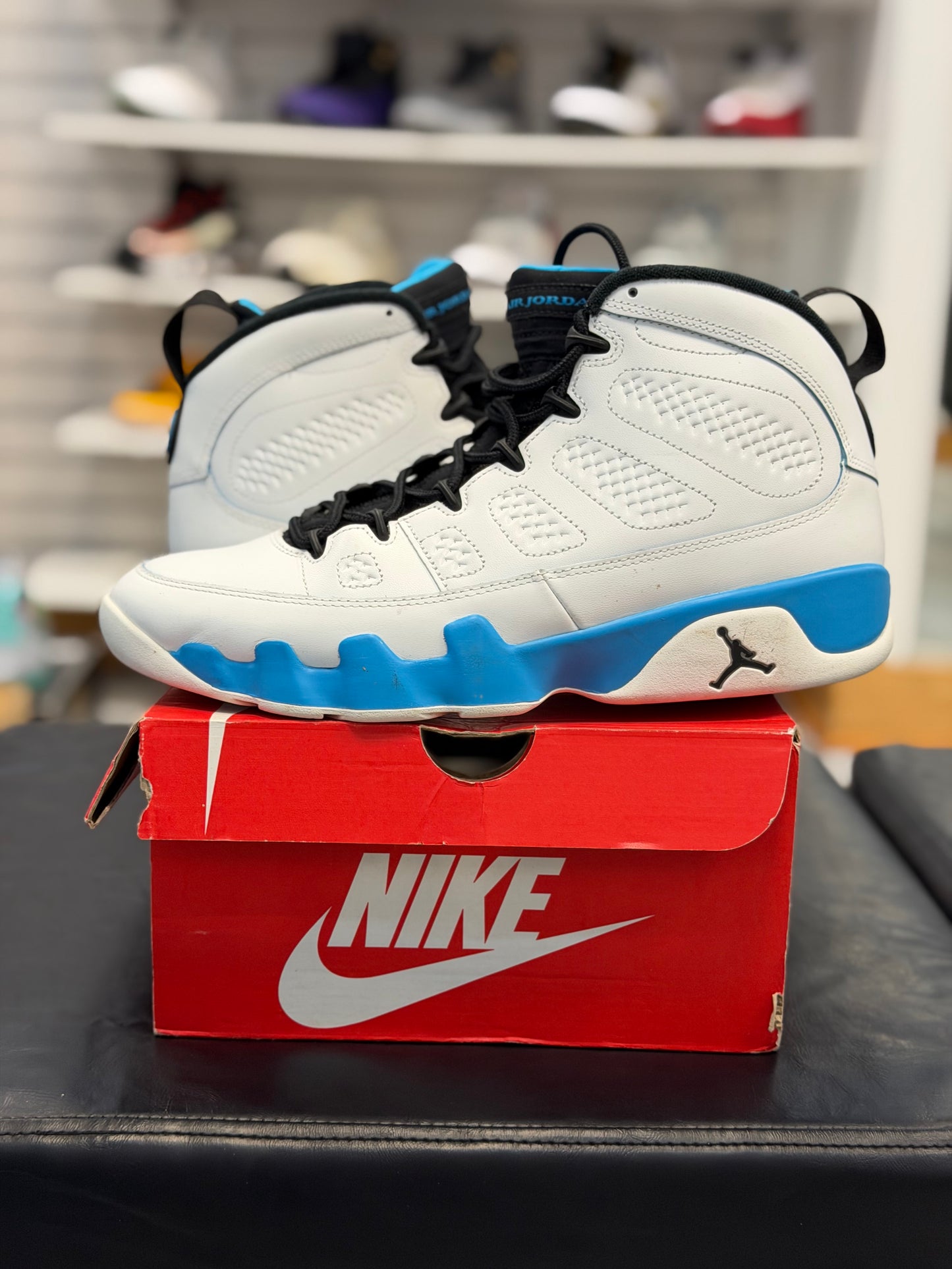 *USED* Jordan 9 Retro Power Blue (2024)