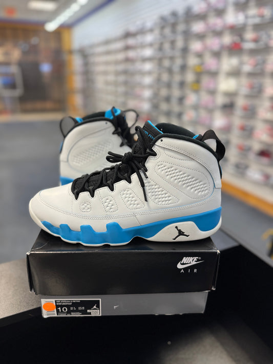 *USED* Jordan 9 Retro Powder Blue