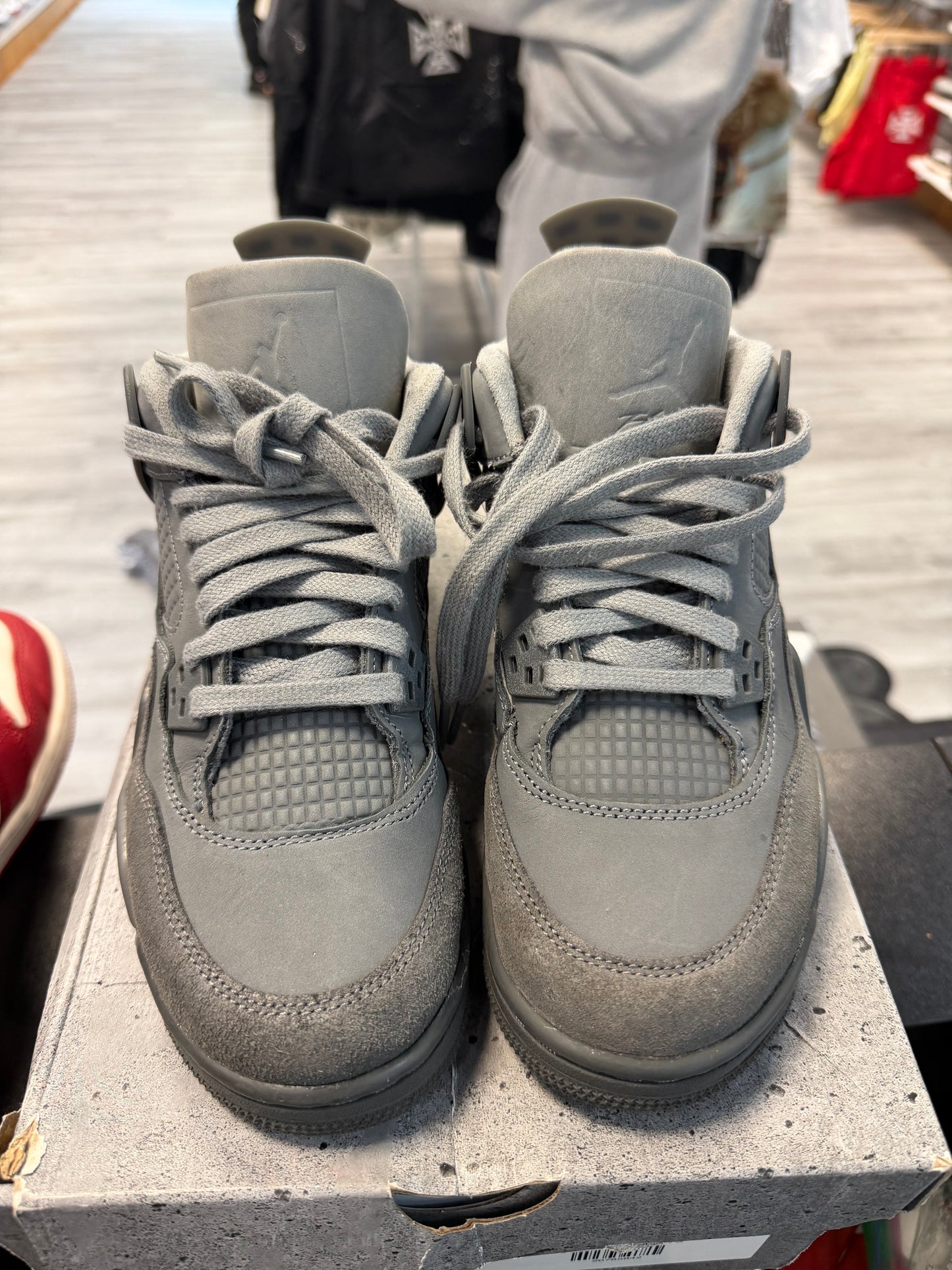 *USED* Jordan 4 Retro SE Paris Olympics Wet Cement