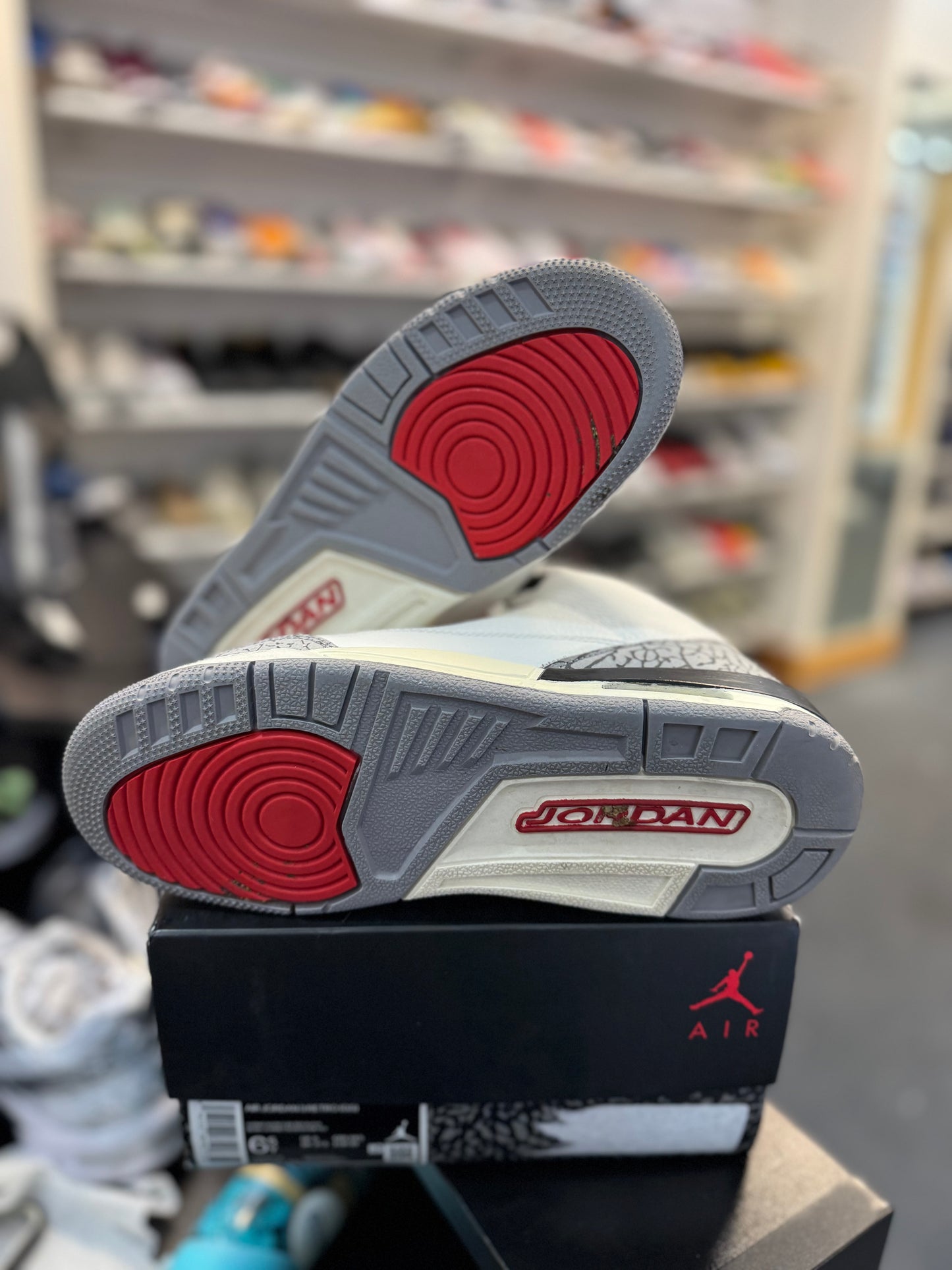 *USED* Jordan 3 Retro White Cement Reimagined (GS)
