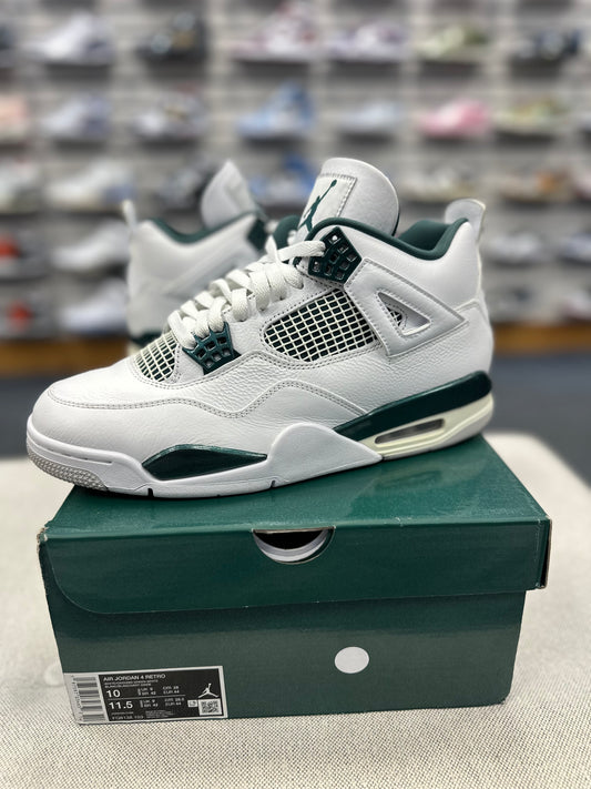 *USED* Jordan Retro 4 Oxidized Green
