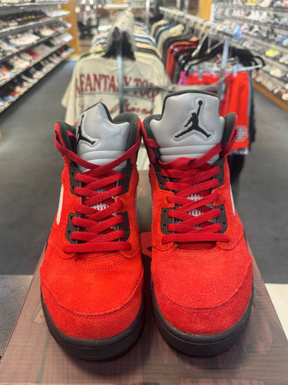 *USED* Jordan 5 Retro Raging Bull Red (2021)