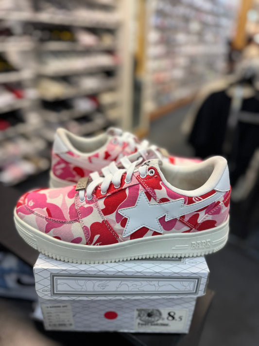 *USED* A Bathing Ape Bape Sta Low ABC CAMO 20th Anniversary Pink