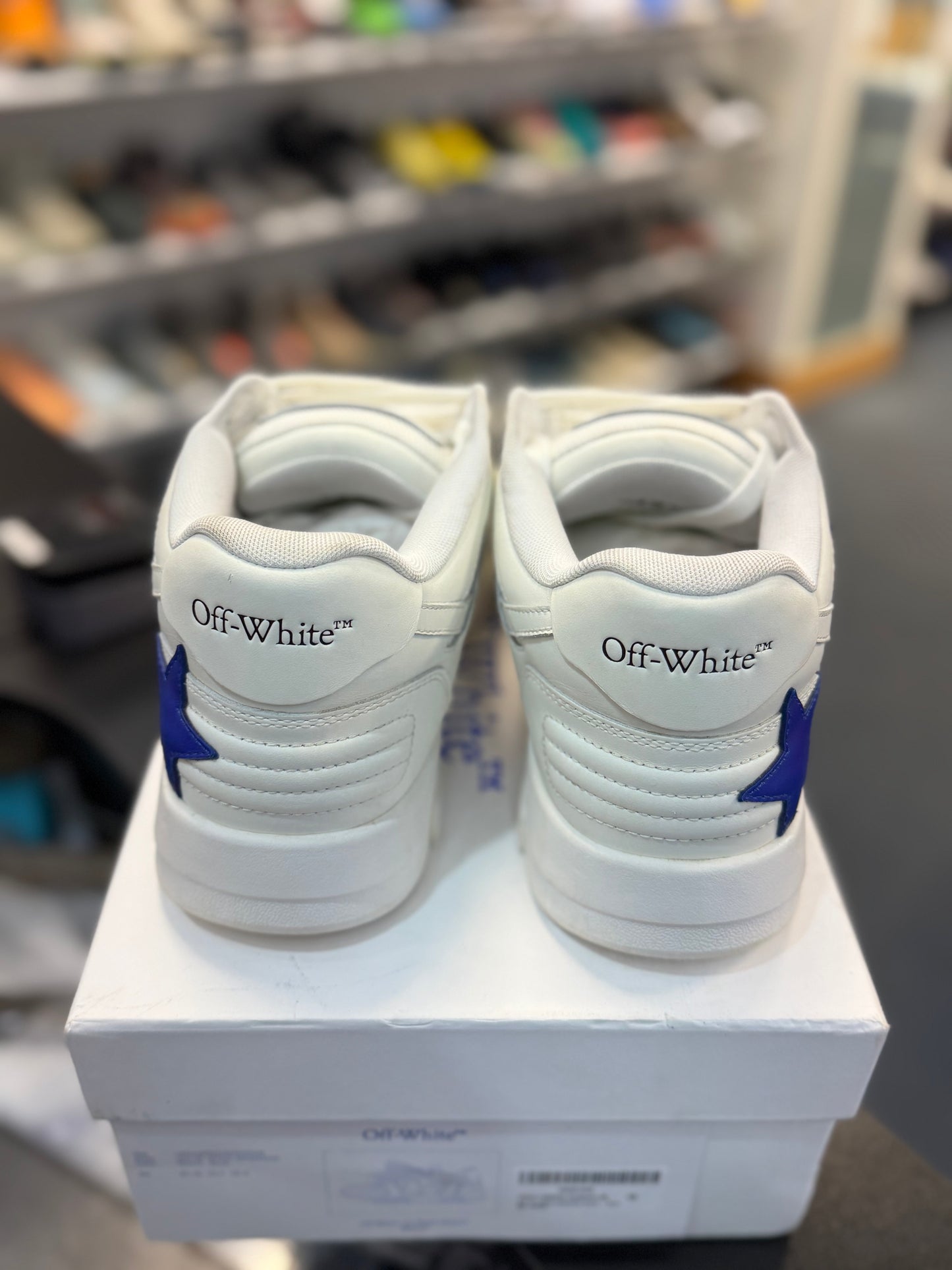 *USED* OFF-WHITE Out Of Office OOO Low Tops Animation