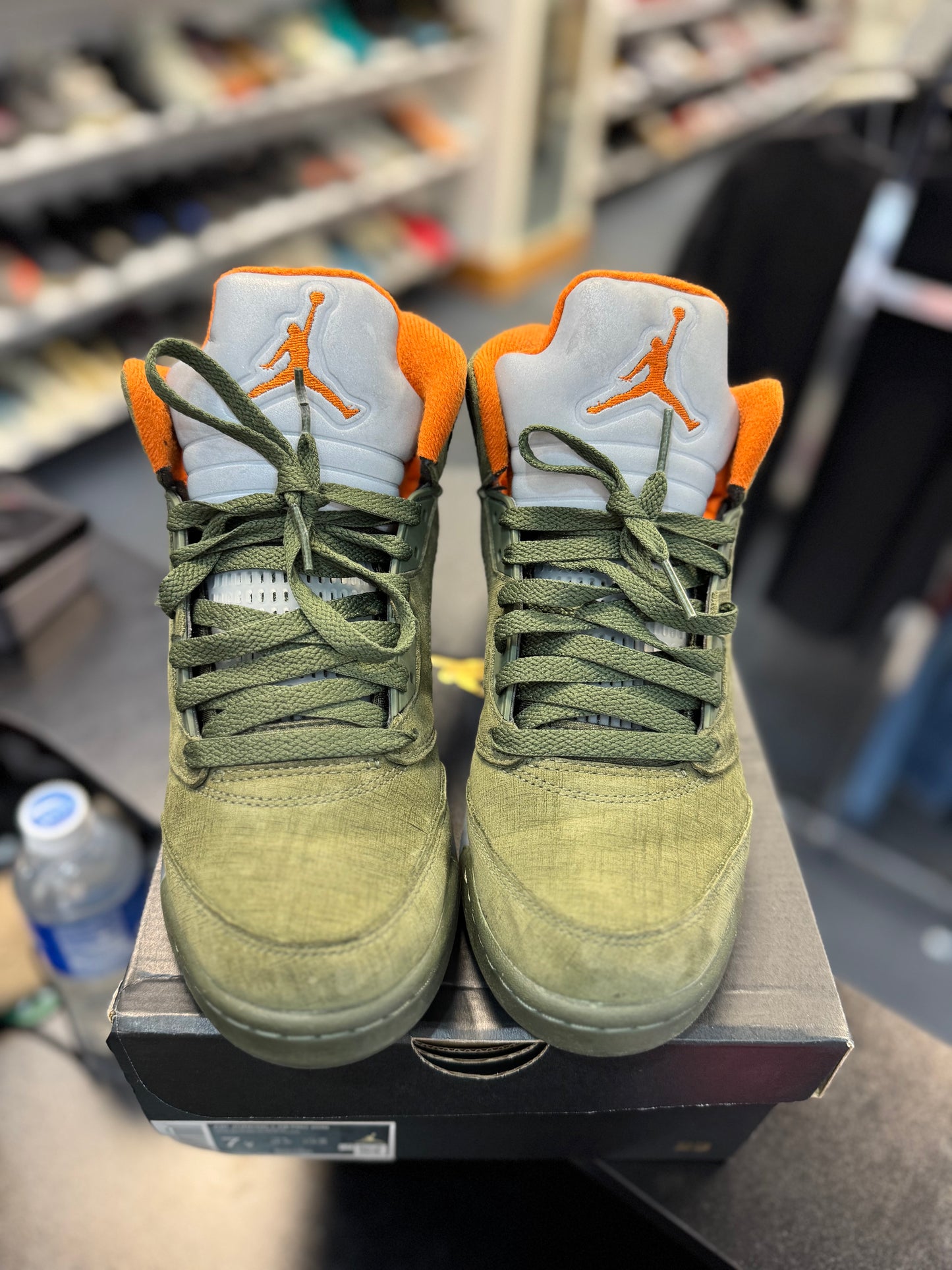 *USED* Jordan 5 Retro Olive (2024) (GS)