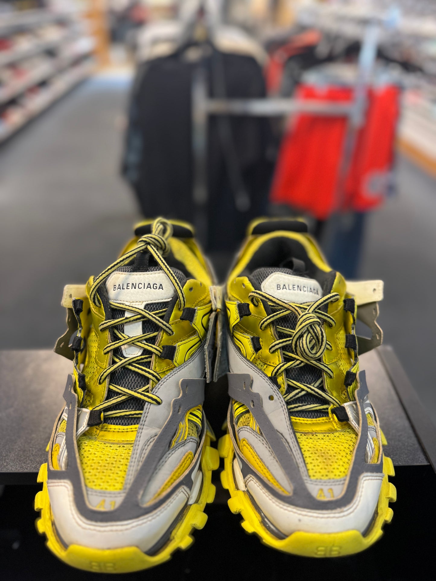 *USED* Balenciaga Track Yellow White Grey