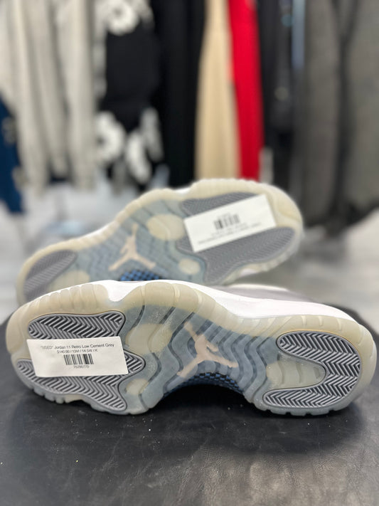 *USED* Jordan 11 Retro Low Cement Grey