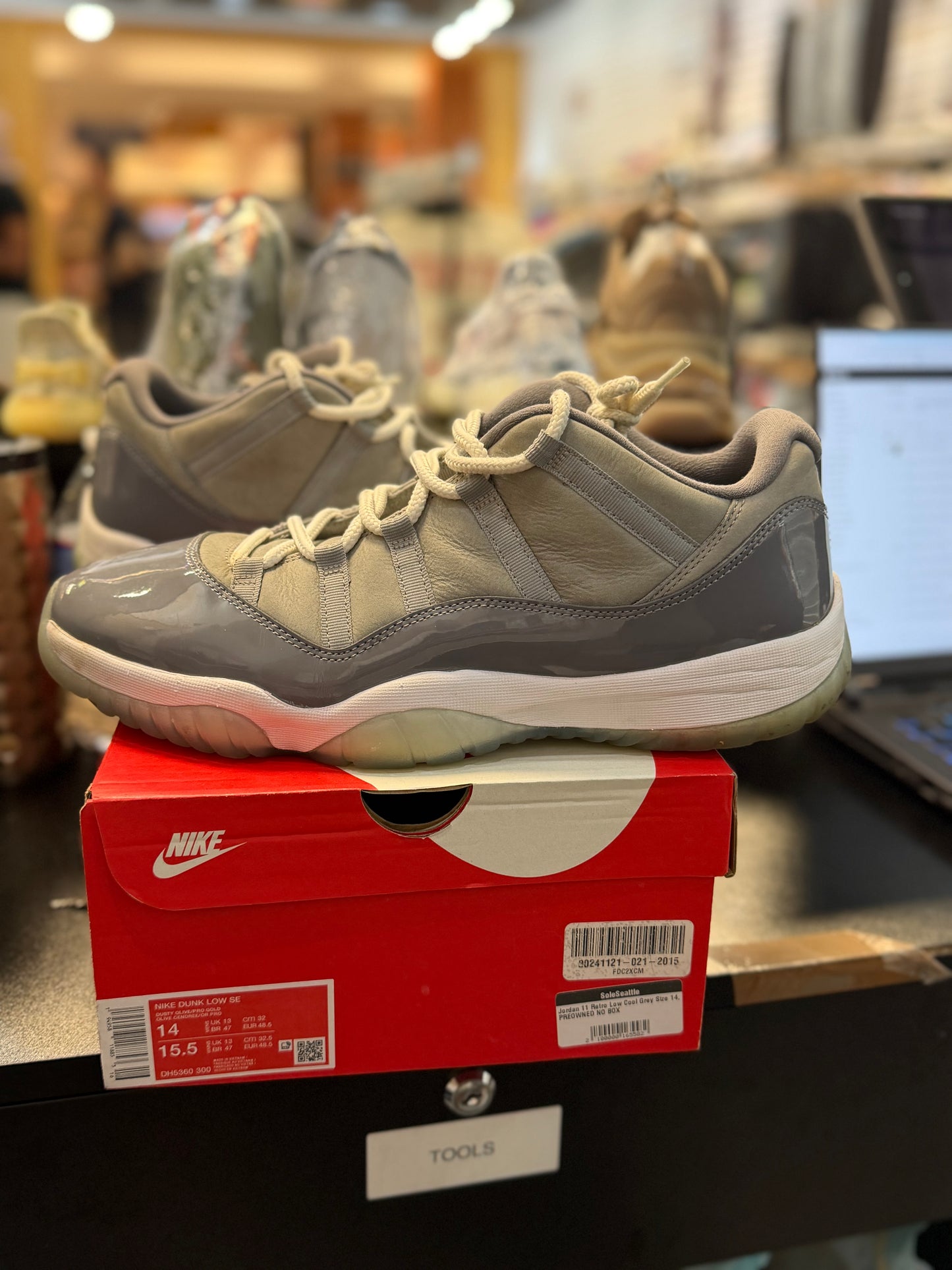 *USED* Jordan 11 Retro Cool Grey Low