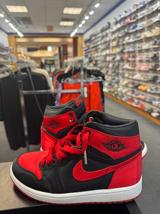 *USED*  Jordan 1 Retro High OG Satin Bred (Women's)