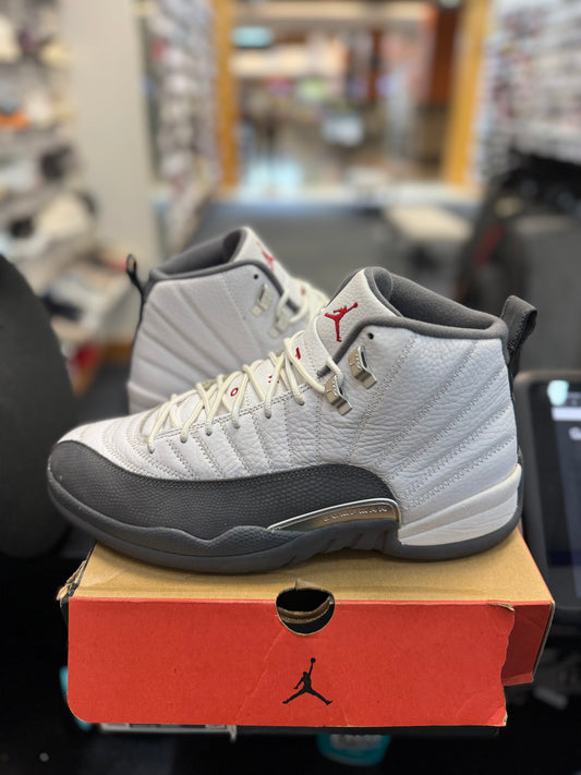 *USED* Jordan 12 Retro White Dark Grey