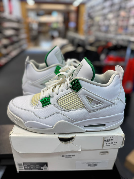 *USED* Jordan 4 Retro Metallic Green