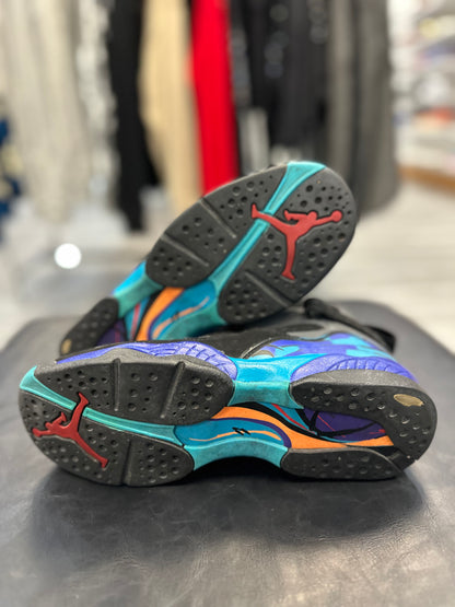 *USED* Jordan 8 Retro Aqua (2025) (GS)