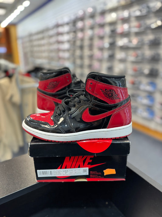 *USED* Jordan 1 Retro High OG Patent Bred