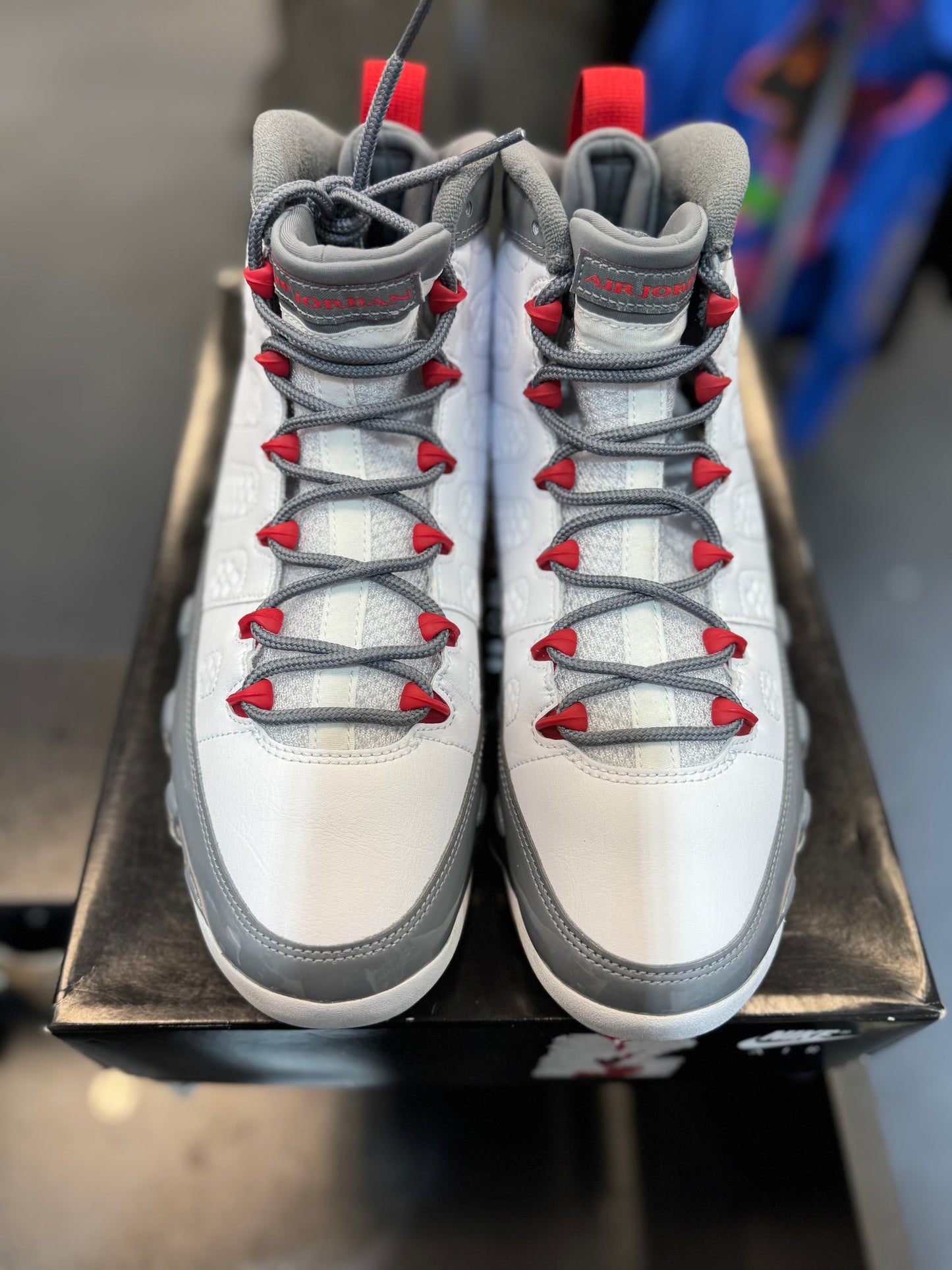 *USED* Jordan 9 Retro Fire Red