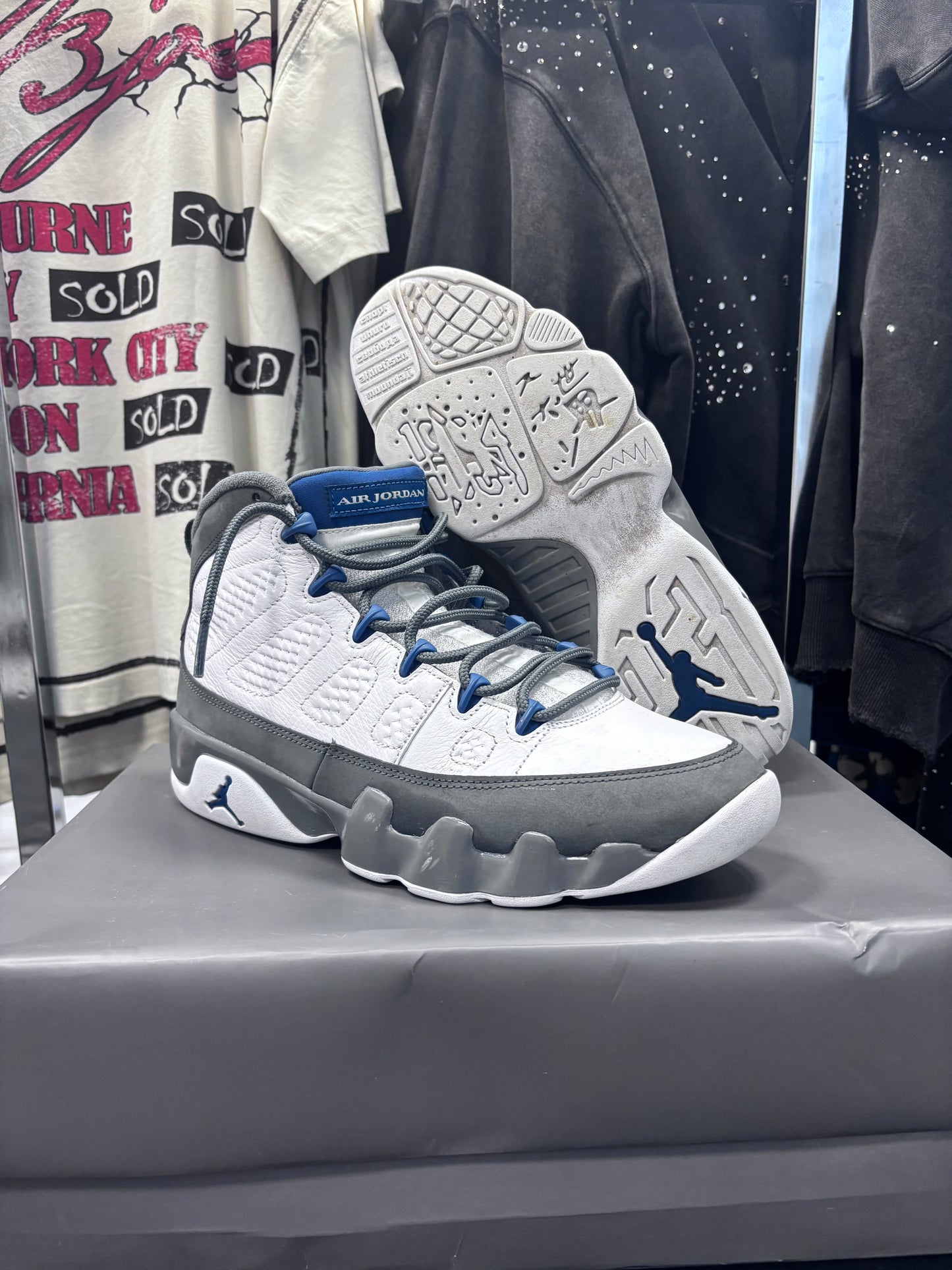 *USED* Jordan 9 Retro Flint Grey French Blue (2026)