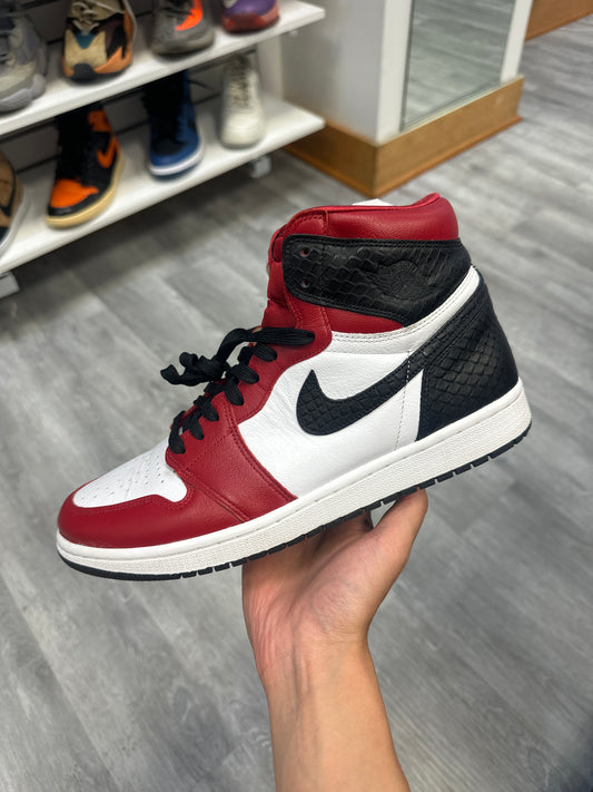 *USED* Jordan 1 Retro High Satin Snake Chicago (Women's)