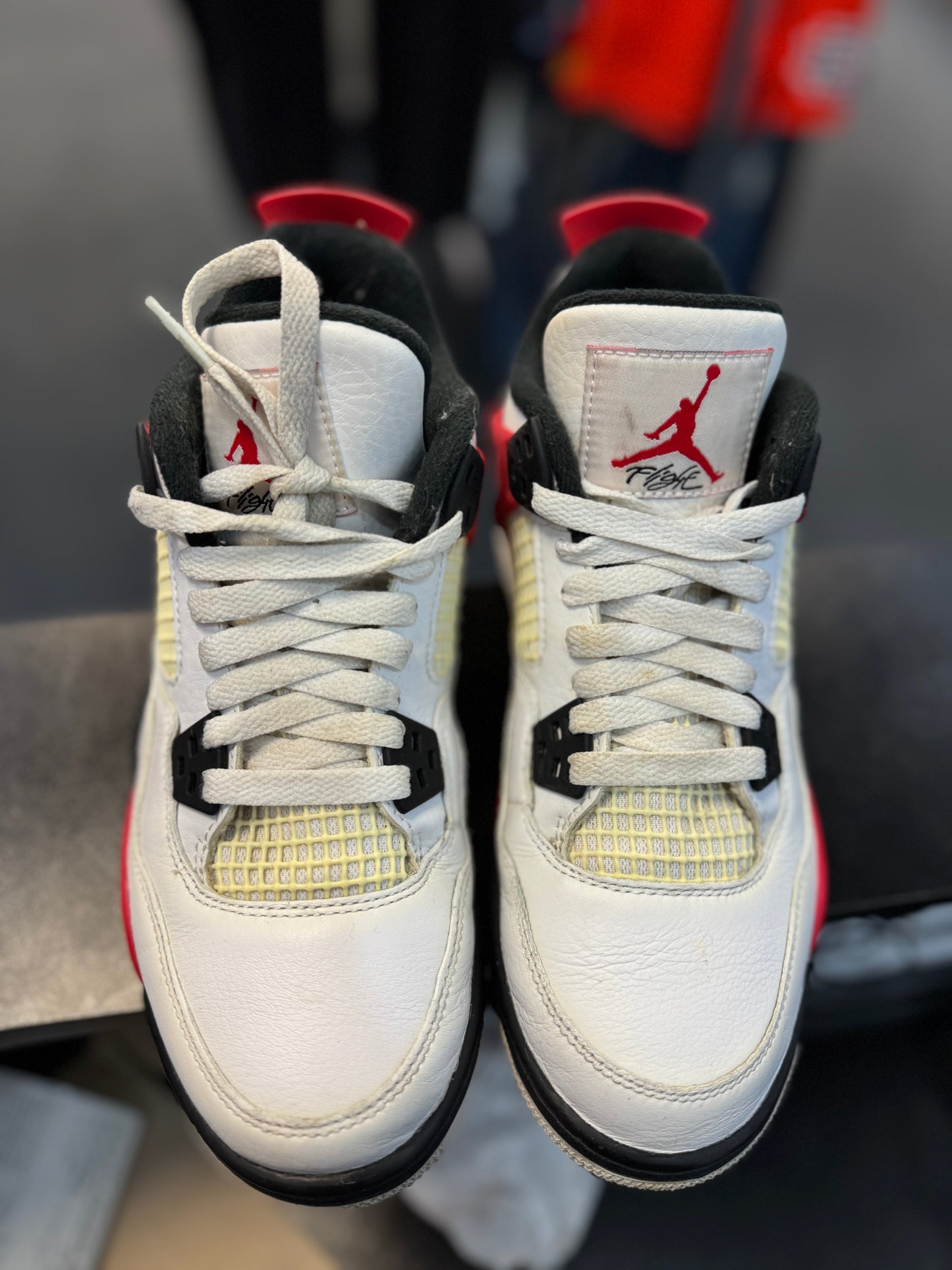 *USED* Jordan 4 Retro Red Cement (GS) (DEAL)