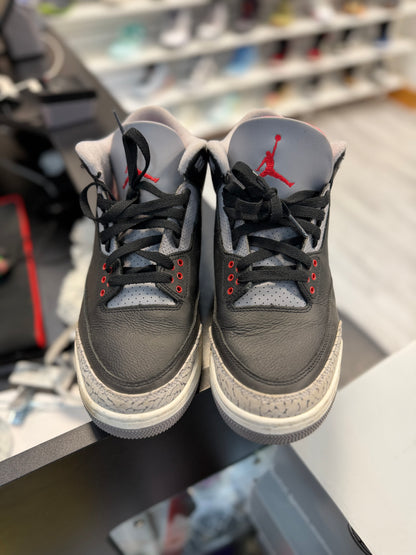 *USED* Jordan 3 Retro Black Cement
