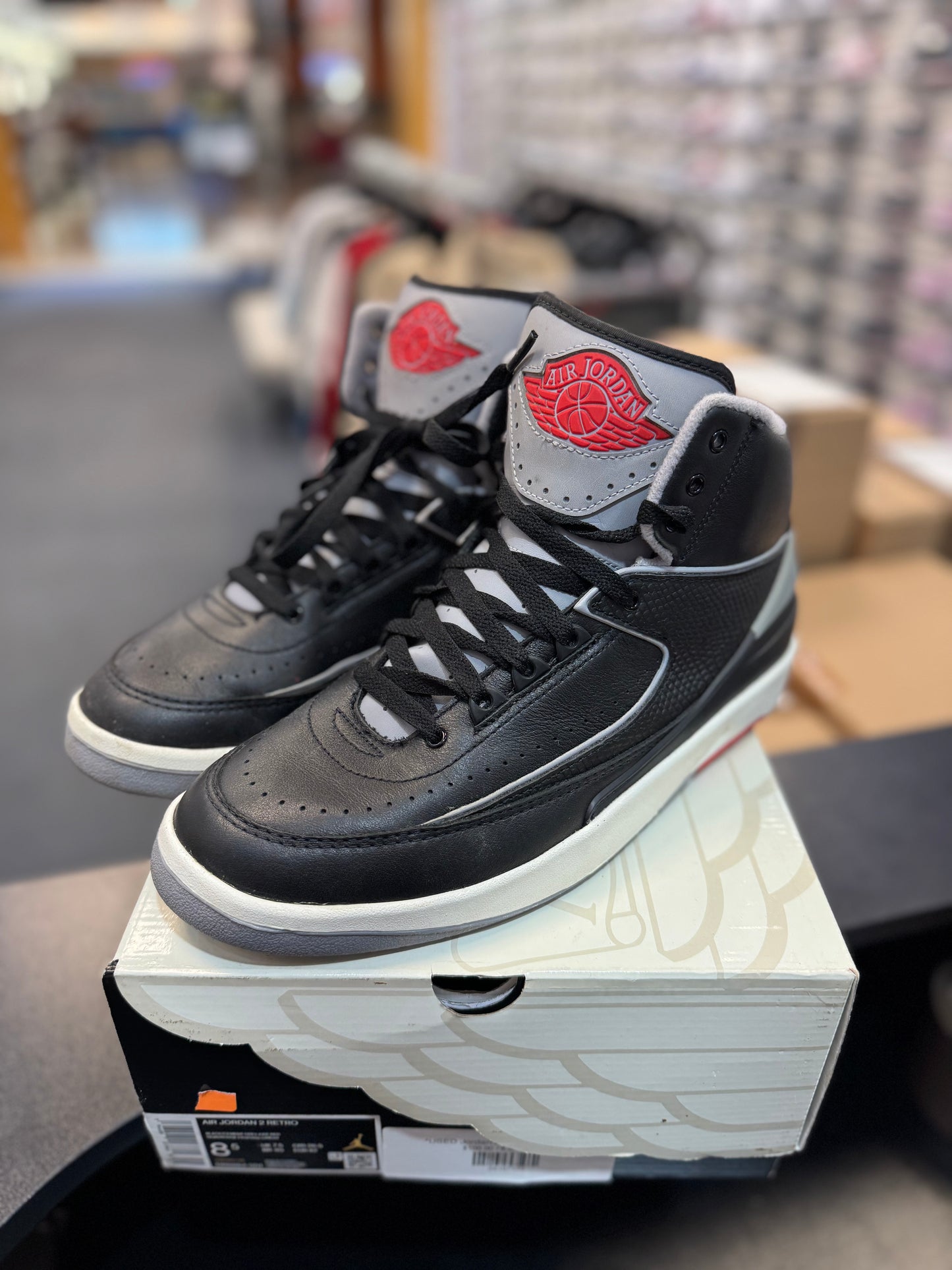 *USED* Jordan 2 Retro Black Cement (DEAL)