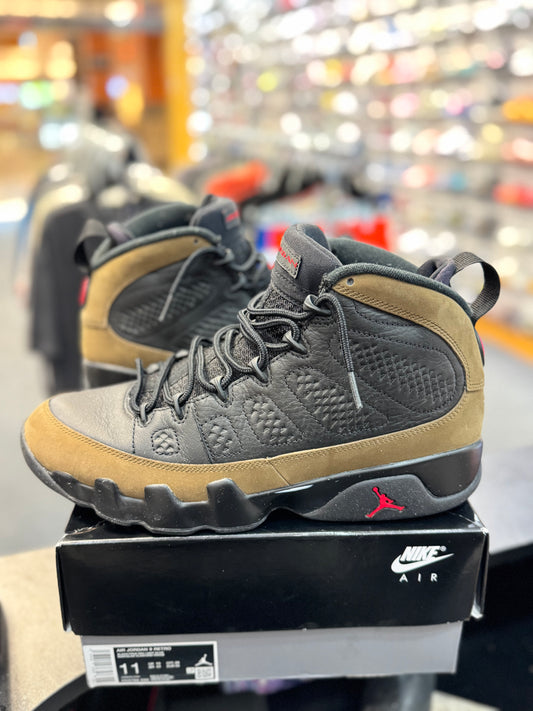 *USED* Jordan 9 Retro Olive (2024)