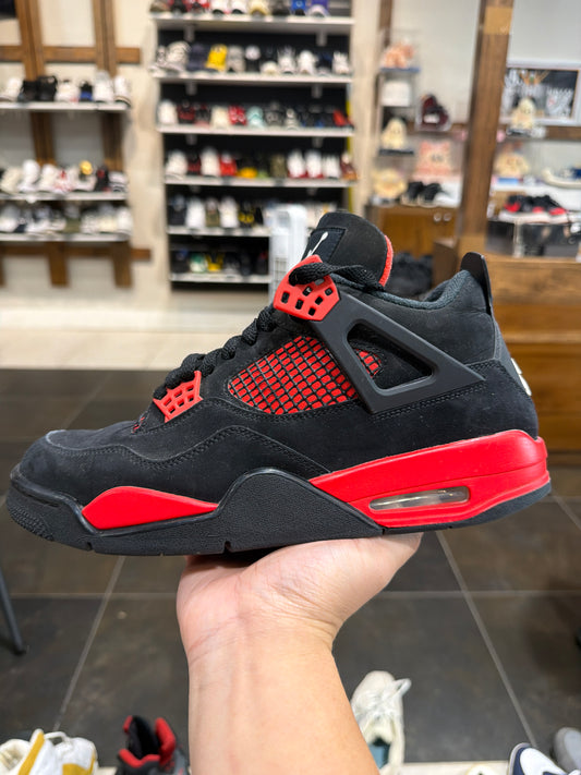 *USED* Jordan 4 Retro Red Thunder
