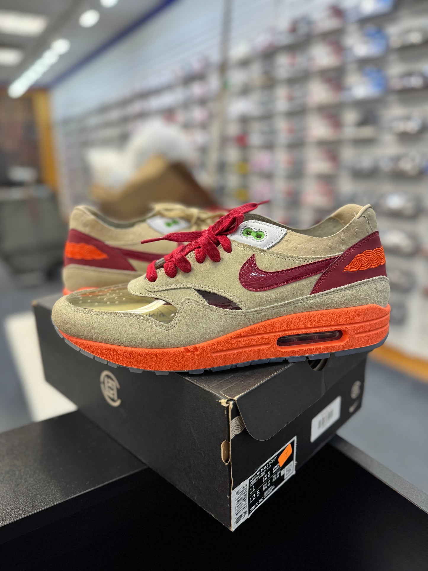 *USED* Nike Air Max 1 CLOT Kiss of Death (2021)