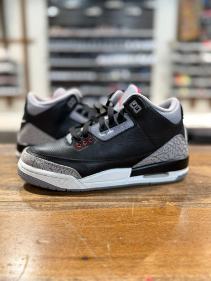 *USED* Jordan 3 Retro Black Cement (2024) (GS)