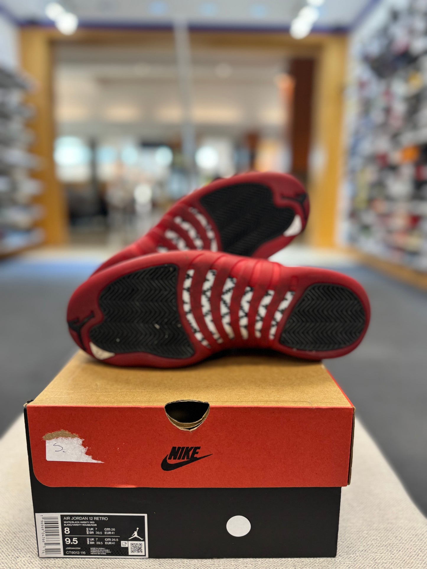 *USED* Jordan 12 Retro Cherry (2023)