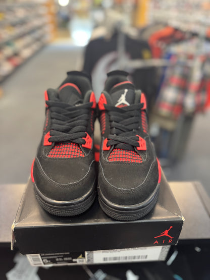 *USED* Jordan 4 Retro Red Thunder (GS)