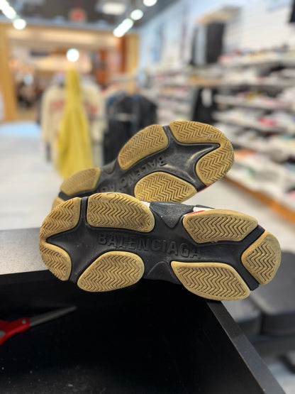 *USED* Balenciaga Triple S White Blue Pink