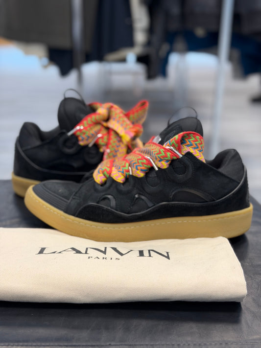 *USED* Lanvin Leather Curb Black